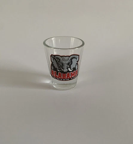 Alabama Crimson Tide Shot Glass Elephant College Souvenir Cover