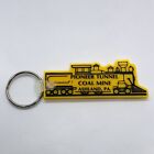 Pioneer Tunnel Coal Mine Souvenir Steam Train Rubber Keychain - Ashland PA