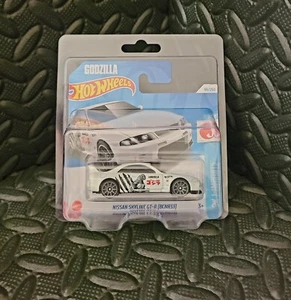 🔥Hot Wheels 2024 E case Nissan Skyline GT-R (RCNR33) GODZILLA short card w/Prot - Picture 1 of 2