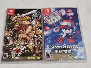 Nintendo Switch 4 Game Lot W/Cave Story Brand New