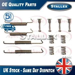 Fits 406 607 806 Synergie Ulysse Handbrake Brake Shoes Fitting Kit Rear Stallex - Picture 1 of 2