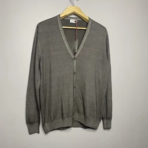 Vintage Gran Sasso Brown Cardigan Sweater Size 56 - Picture 1 of 12