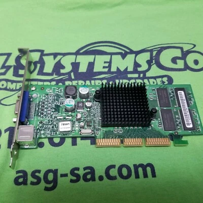 ASUS V8170SE/LP GeForce 4 MX 420 64 MB AGP 4X Graphics Card - HP 5187-0480 - Image 1 of 2