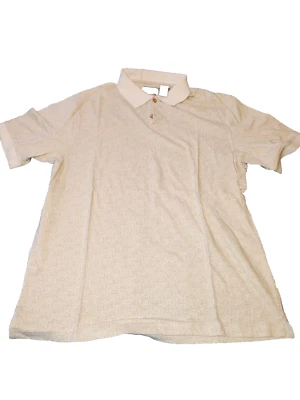 Polo de algodón grande Ocean Pacific vintage color crema/bronceado. Logotipo lateral OP excelente estado Foto 1 de 4