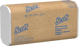 Scott® Multifold Paper Towels, Bulk (03650), with Absorbency Pockets, 9.2" X 9.4 - Picture 1 of 9