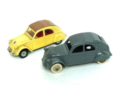 DINKY TOYS ANCIEN #25D CITROEN 2CV POMPIERS SANS BOITE bm | UK