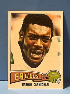 1975 Topps Football Card Harold Carmichael #80 Exmt Range KB