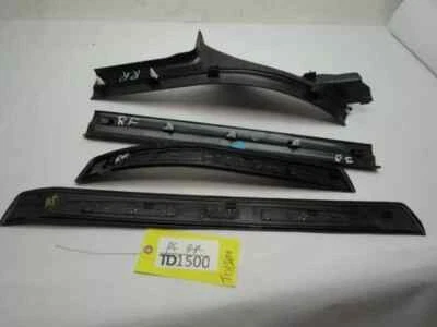 Placa de desgaste alféizar 745I 750I 2002 2007 pasajero derecho puerta delantera trasera pie de piso Foto 1 de 4