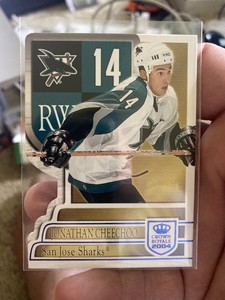 2003-04 Pacific Crown Royale Blue /850 Jonathan Cheechoo #85