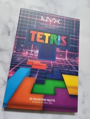  NYX x TETRIS 80 Pan Artistry Eyeshadow Palette Limited Edition SEALED NEW - Image 1 of 4