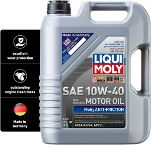 LIQUI MOLY 2043 MoS2 Antifriction Motoroil 10W-40; 5 Liter - Picture 1 of 4
