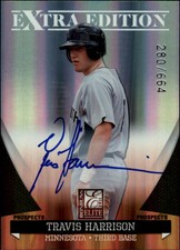 2011 (TWINS) Donruss Elite Extra Edition Prospects #P47 Travis Harrison AU/664 