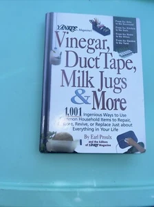 Yankee Magazine's Vinegar, Duct Tape, Milk Jugs and More HC Reference Book - Picture 1 of 17
