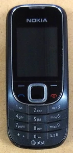 Nokia Classic 2320 - Black and Silver ( AT&T ) Cellular Phone - Picture 1 of 2
