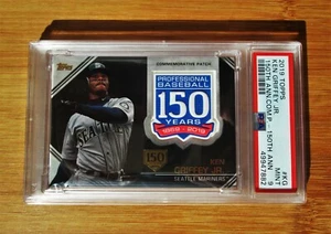 2019 Topps 150 Years Patch /150 KEN GRIFFEY JR. Seattle Mariners PSA 9 MINT - Picture 1 of 1