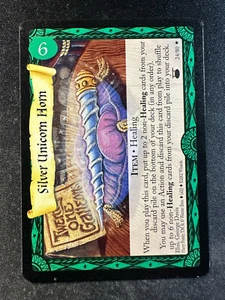 Harry Potter TCG 24/80 Silver Unicorn Horn Diagon Alley Potions Item Rare NM - Picture 1 of 2