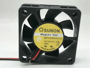 1 PCS SUNON Fan GM1205PHV1-A DC 12V 1.2W 50*15MM 5015 2 wire - Picture 1 of 3
