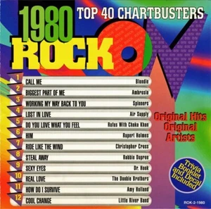 CD 1996, Various – Rock On 1980 - Top 40 Chartbusters - Very Good! - Imagen 1 de 3