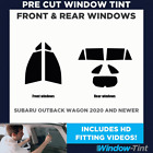 Pre Cut Window Tint For Subaru Outback Wagon 2020 Full Kit