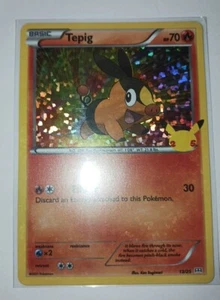 Tepig 13/25 Holo McDonald's 25 Aniversario Promo Pokemon Inglés - Imagen 1 de 2
