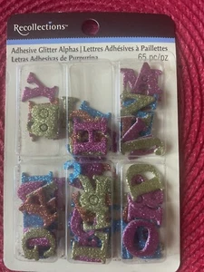 recollections selbstklebende Glitzerbuchstaben - Bild 1 von 14