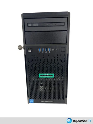 HPE ML30 Gen9 Server E3-1270v6 CPU 16GB P440/2GB RAID iLO4 8xSFF 2xPSU - Image 1 of 4