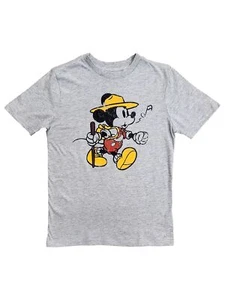 Disney Boys Gray Mickey Mouse Singing Short Sleeve T-Shirt Tee Shirt - Picture 1 of 1
