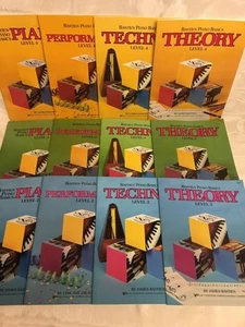 Bastien Piano Basics Levels 2,3 & 4, Piano,Performance,Technic,Theory, 12 Books - Picture 1 of 1
