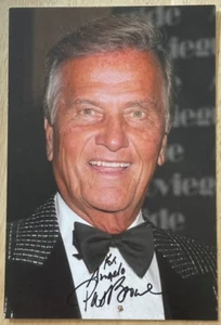 PAT BOONE, 100% AUTHENTISCHES HANDSIGNIERTES SAMMLERFOTO, LEGENDÄRER DARSTELLER! - Bild 1 von 1
