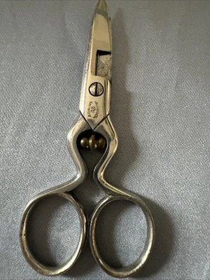 Antik Knopflochschere 11 cm,30er Jahre,Allersbach Solingen Germany,Leicht gängig - Bild 1 von 4