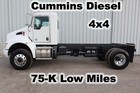 CUMMINS 4X4 4 WHEEL DRIVE CAB CHASSIS STRAIGHT FRAME TRUCK 
