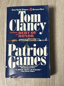 Tom Clancy Patriot Games Paperback Book 1988 - Picture 1 of 10