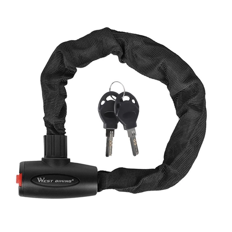Bike , Security Anti-Theft Bike Lock Chain with two keys - Image 1 of 1