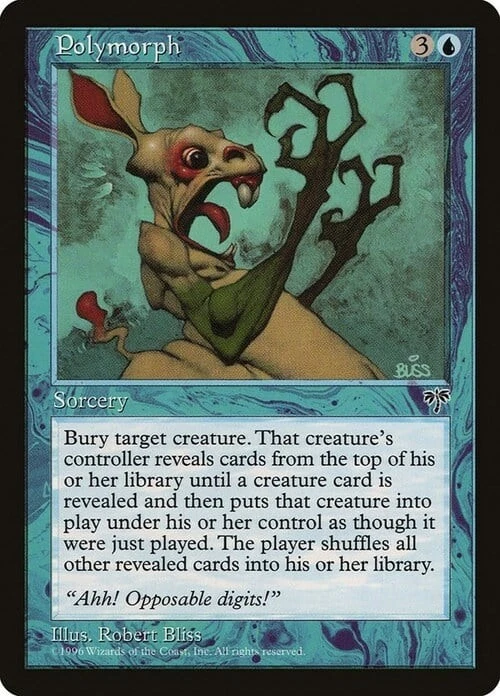 Magic The Gathering MTG POLYMORPH Mirage NM Near Mint - Image 1 of 1