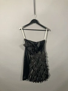 KAREN MILLEN SILK BLEND Dress - Size UK6 - Black - Great Condition - Women’s - Picture 1 of 4