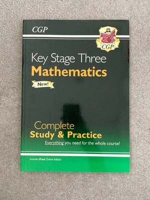 CGP KS3 Maths Complete Study & Practice Guide, perfect condition - Image 1 of 4