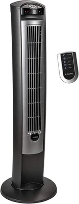 Oscillating Tower Fan with Remote, Quiet Bedroom Floor Fan, 42" Silver T42951 - Image 1 of 4