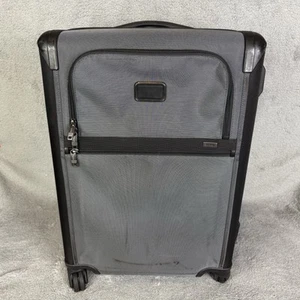 TUMI Alpha II erweiterbarer grau schwarz karierter Spinner Koffer 13" x 19" x 26" - Bild 1 von 18