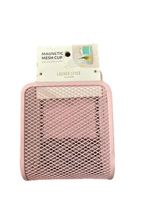Rosa Magnet Netz Tasse Spind Stil Tasse Spind Stil 3,5"x2,4"x5,1", NEU - Bild 1 von 2