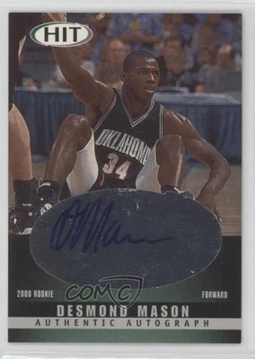 Sage Hit Auto Emerald Desmond Mason #A34 Rookie Auto RC 2000 Foto 1 de 2
