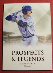 Bobby Witt Jr. Rookie  Onyx Futera Unique Prospect And Legends 2020