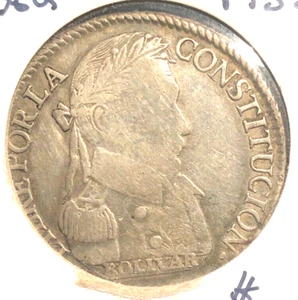 Bolivia 1830 PTS JL 4 soles KM 96a XF - Picture 1 of 2