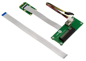Adapter Riser Pcie x8 For Minipcie with Flex Button Armoured 15cm Or 25cm - Afbeelding 1 van 4