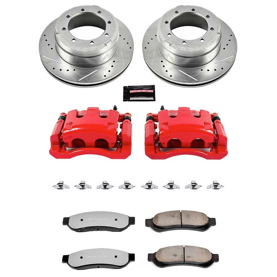 Kit de freno de disco Power Stop KC4593-36 para Ford F-350 Super Duty 05-10 Foto 1 de 4