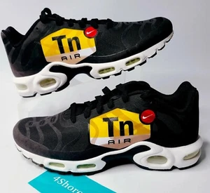 Nike Men's SIZE 10 Air Max Plus NS GPX Black White Tuned Air Big Logo AJ0877-001 - Picture 1 of 6
