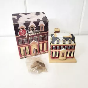 Vintage Claire Burke Porcelain Victorian House Incense Burner - Picture 1 of 7