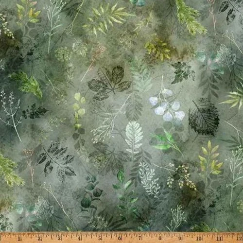 Tree Line de Hoffman Telas - Hojas de hojas #W5435-178 Foto 1 de 1