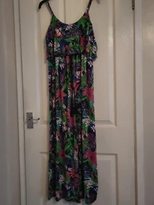 Ladies Maternity Maxi Summer Dress Size 12 By George - Picture 1 of 6