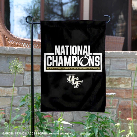 UCF Knights 2017 Undefeated National Champions Garden Flag and Yard Banner Cover