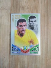 TOPPS MATCH ATTAX WORLD CUP 2010 BRAZIL Lucio Football Trading Card 